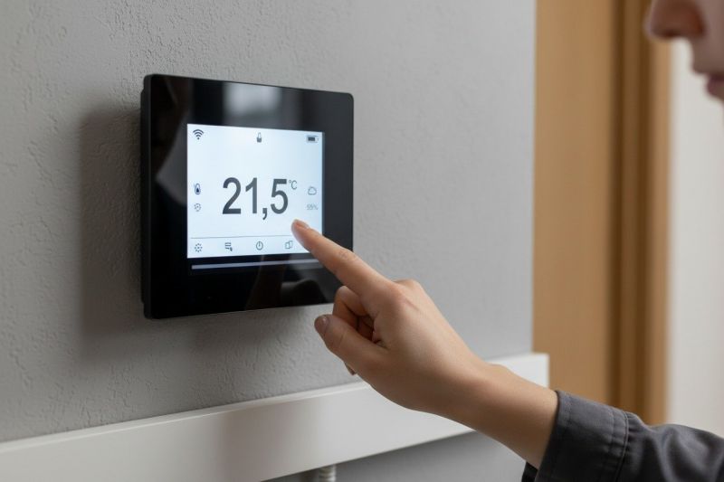Wall Thermostat Installation detail